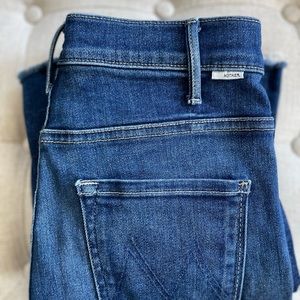 Mother Jeans: Hustler Ankle Fray